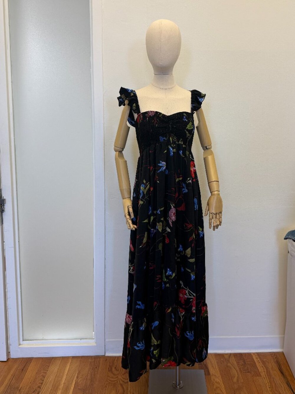 Floral Maxi Dress — Size L